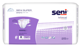 Unisex Adult Incontinence Brief Seni® Super Regular Disposable Heavy Absorbency- 40"-50"