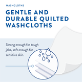 Prevail Adult Washcloths Soft-pack with pull-open-lid