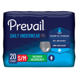 Prevail Incontinence Underwear for Men, Maximum Absorbency, Small/Medium