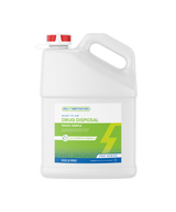 White RX Destroyer RX1.0 Pro series drug disposal container with red cap and green label