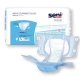 Unisex Adult Incontinence Brief Seni® Classic Plus Large Disposable Moderate Absorbency- 45"-59"