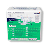 Unisex Adult Incontinence Brief Seni® Super Plus Medium Disposable Heavy Absorbency- 30"-43"
