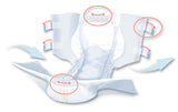 Unisex Adult Incontinence Brief Seni® Super Plus Medium Disposable Heavy Absorbency- 30"-43"