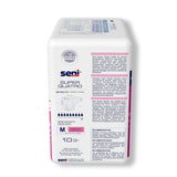 Unisex Adult Incontinence Brief Seni® Super Quatro Medium Disposable Heavy Absorbency- 30"-43"