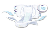Unisex Adult Incontinence Brief Seni® Super Medium Disposable Heavy Absorbency- 30"-43"