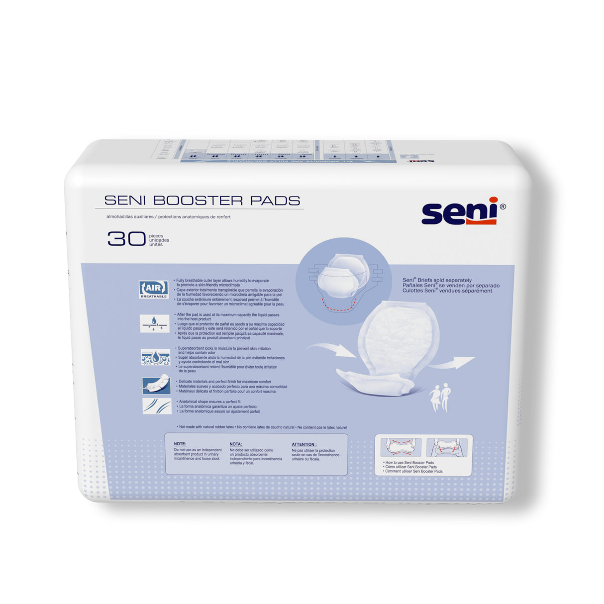 Booster Pad Seni® Moderate Absorbency One Size Fits Most- 25"