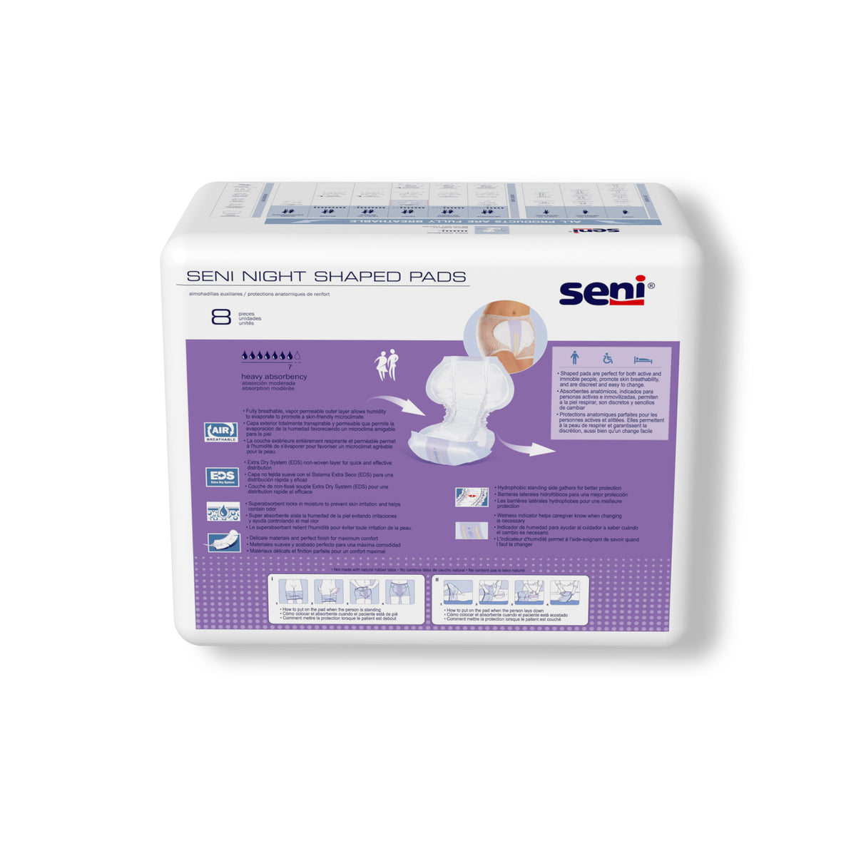 SENI NIGHT SHAPED PADS- 27"