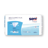 Unisex Adult Incontinence Brief Seni® Classic Plus Regular Disposable Moderate Absorbency- 40"-50"
