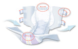 Unisex Adult Incontinence Brief Seni® Super Plus Regular Disposable Heavy Absorbency- 40"-50"