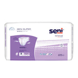 Unisex Adult Incontinence Brief Seni® Super Regular Disposable Heavy Absorbency- 40"-50"