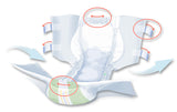 Unisex Adult Incontinence Brief Seni® Super Plus Small Disposable Heavy Absorbency- 22"-31"