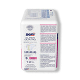 Unisex Adult Incontinence Brief Seni® Super Quatro Small Disposable Heavy Absorbency- 22"-31"