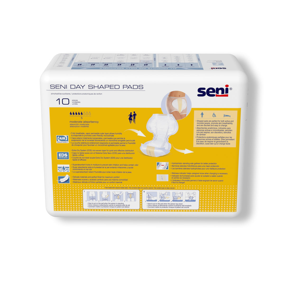 SENI DAY SHAPED PADS-  25"