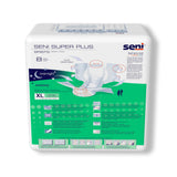 Unisex Adult Incontinence Brief Seni® Super Plus X-Large Disposable Heavy Absorbency- 55"-67"
