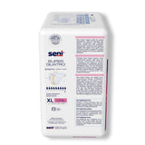 Unisex Adult Incontinence Brief Seni® Super Quatro Disposable Heavy Absorbency X-Large- 55"-67"