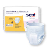 SENI ACTIVE CLASSIC PLUS PULL UP UNDERWEAR X-LARGE- 47"-63"