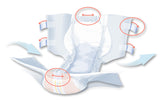Unisex Adult Incontinence Brief Seni® Super Plus X-Large Disposable Heavy Absorbency- 55"-67"