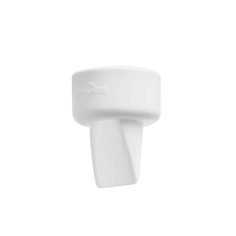 White medical accessory cap isolated on white background, replacement part for health devices