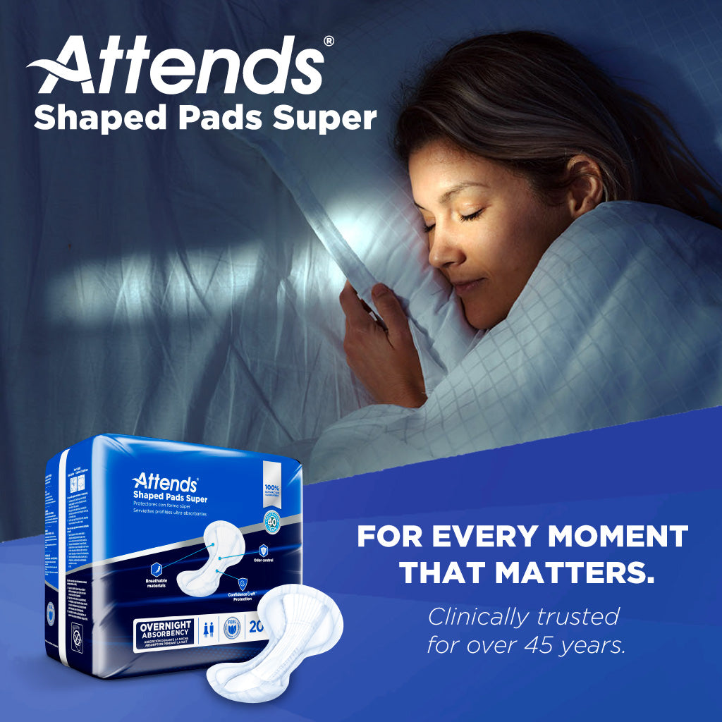 Attends Shaped Pads Super