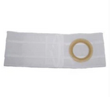 White rectangular medical adhesive bandage with transparent tape roll on top