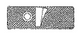 Illustration of a rectangular medical device with circular and angular elements, black and white