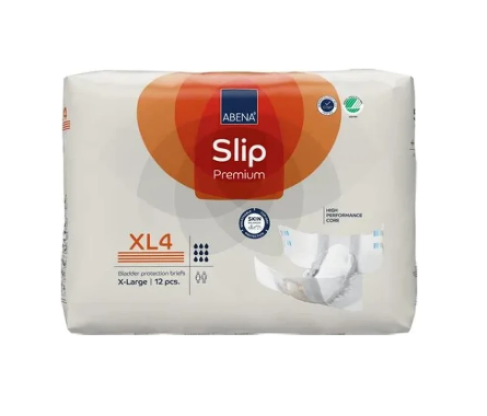 Abena Slip Premium Brief, X-large, 43" - 63", Xl4 Absorbency Level 4 - Replaces: Rb43071