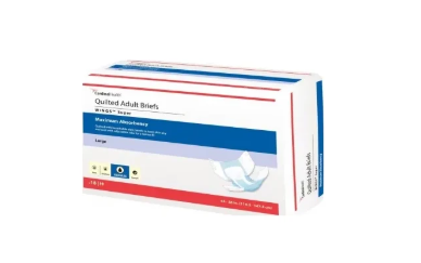 Wings Super Quilted Brief With Breatheeasy Technology, Large, 45" - 58"