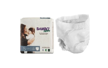 Bambo Nature Training Pants, Size 5, 26-44 Lbs.