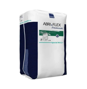 Package of Abri-Flex Premium adult incontinence underwear, size M/L Special, 18 count