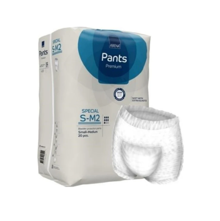 Abena Pants, Premium Adult Protective Underwear, Absorbency Level 2, Small, 24" - 43" - Replaces: Rb41073