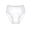 Adult incontinence underwear, white disposable brief for medical use, front view