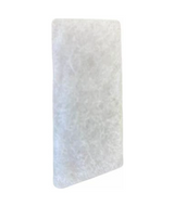 Rectangular white medical filter pad for essential health equipment