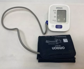 Digital blood pressure monitor with cuff for home health monitoring