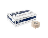 Box of ELASTIKON elastic tape with one beige medical bandage roll