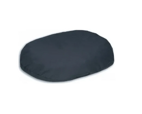 Black round medical seat cushion for comfort and pressure relief