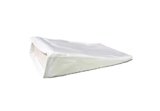 Alex Orthopedic Cover For Bed Wedge Pillow, 21" X 21" X 11", White