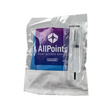 Sterile medical syringe in clear packaging labeled AllPoints port access system
