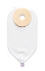 Ostomy bag with adhesive barrier for medical supply and home healthcare needs