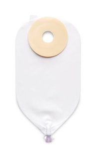 Ostomy bag with adhesive barrier for medical supply and home healthcare needs