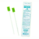 Individually wrapped green oral swabs for daily mouth care and hygiene