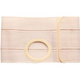 Beige ostomy support belt with circular opening for medical device attachment