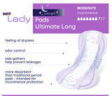 SENI LADY PADS ULTIMATE LONG- 16.5"