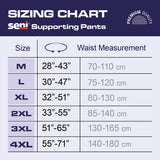Seni Supporting Pants 4X-LARGE nude/black