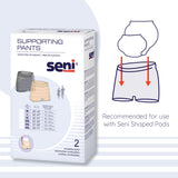 Seni Supporting Pants 4X-LARGE nude/black