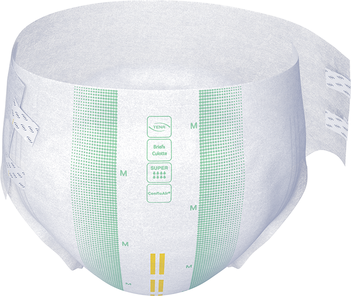 TENA ProSkin Super Incontinence Brief, Heavy Absorbency, Unisex, Medium