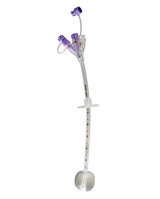 Medical Foley catheter with purple ports and balloon tip for urinary care