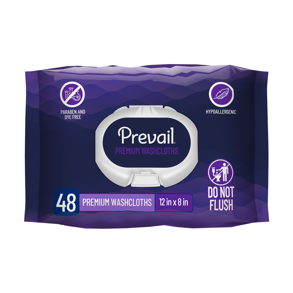 Prevail Premium Adult Personal Wipes, Soft-pack with press-open-lid