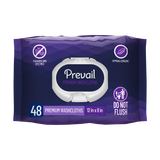 Prevail Premium Adult Personal Wipes, Soft-pack with press-open-lid