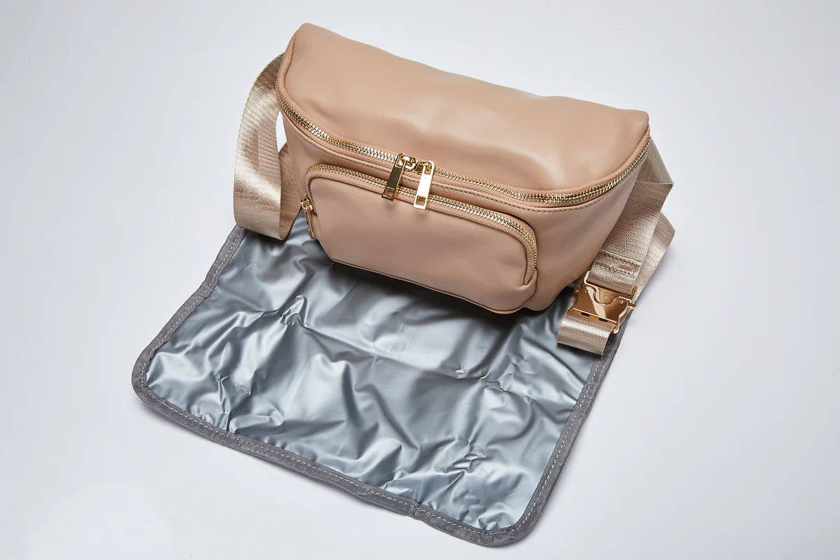 Zomee Crossbody Bag, Dusty Pink