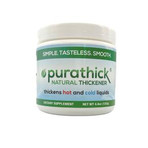 Purathick natural thickener jar for hot and cold liquids, dietary supplement